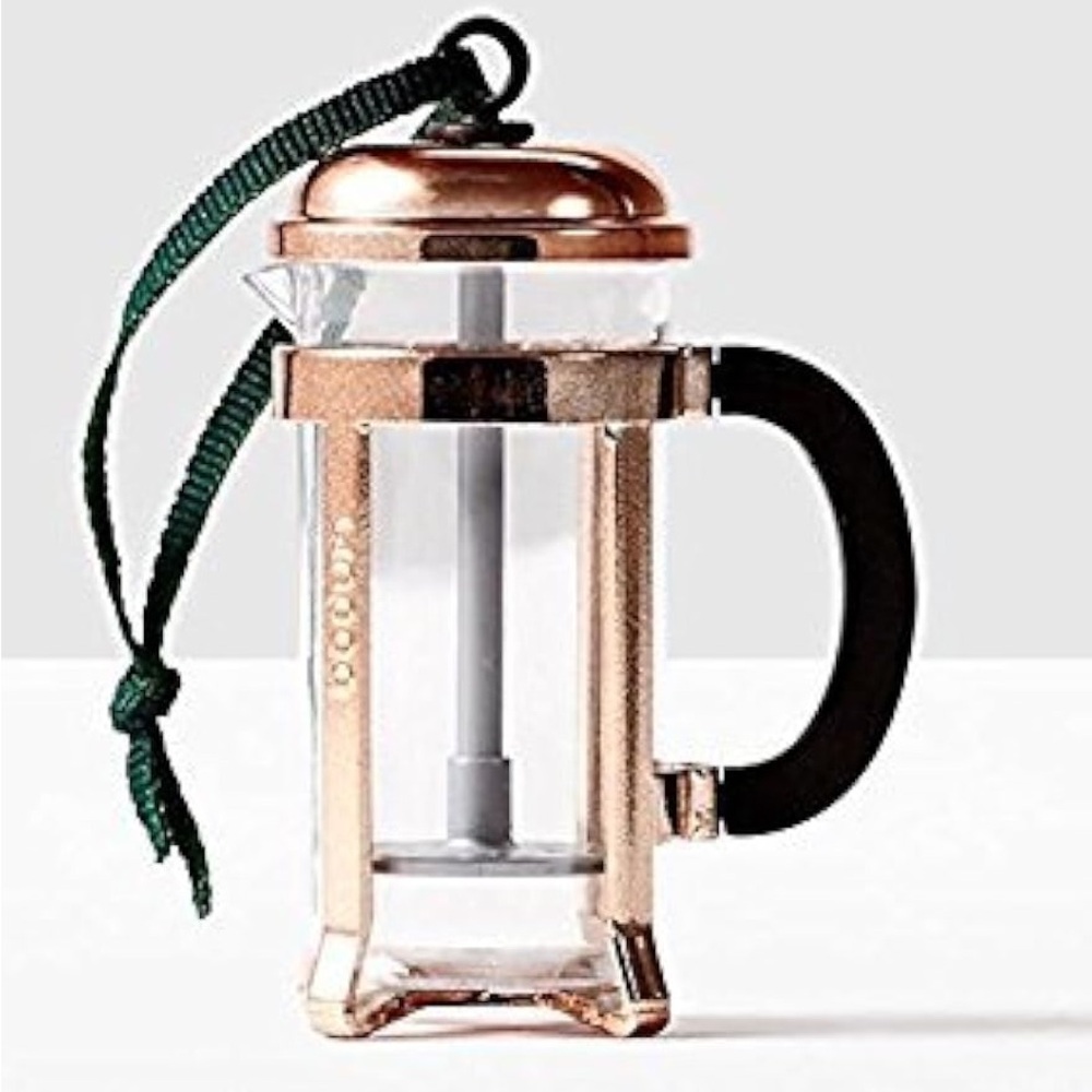 Starbucks 2016 Copper Coffee Press Ornament